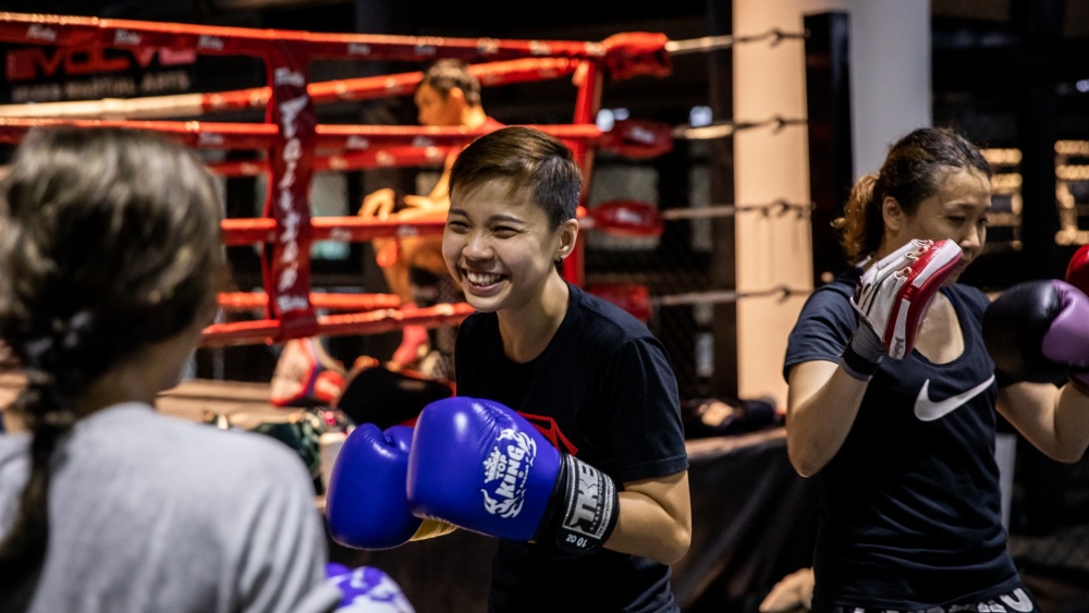 boxing happy