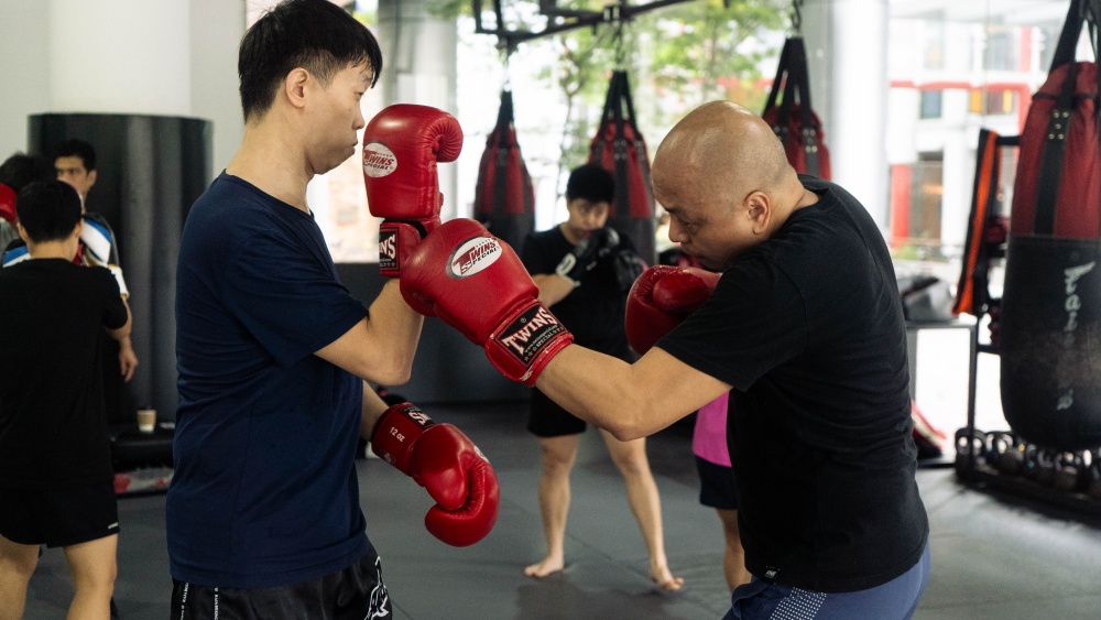 boxing training partner