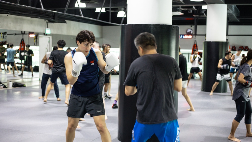 boxing training partner