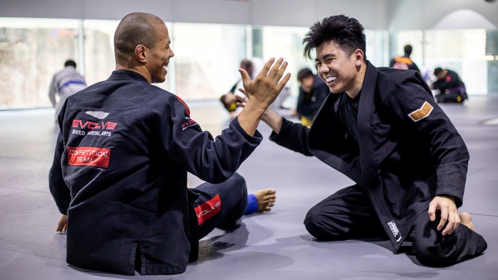 Happy high five