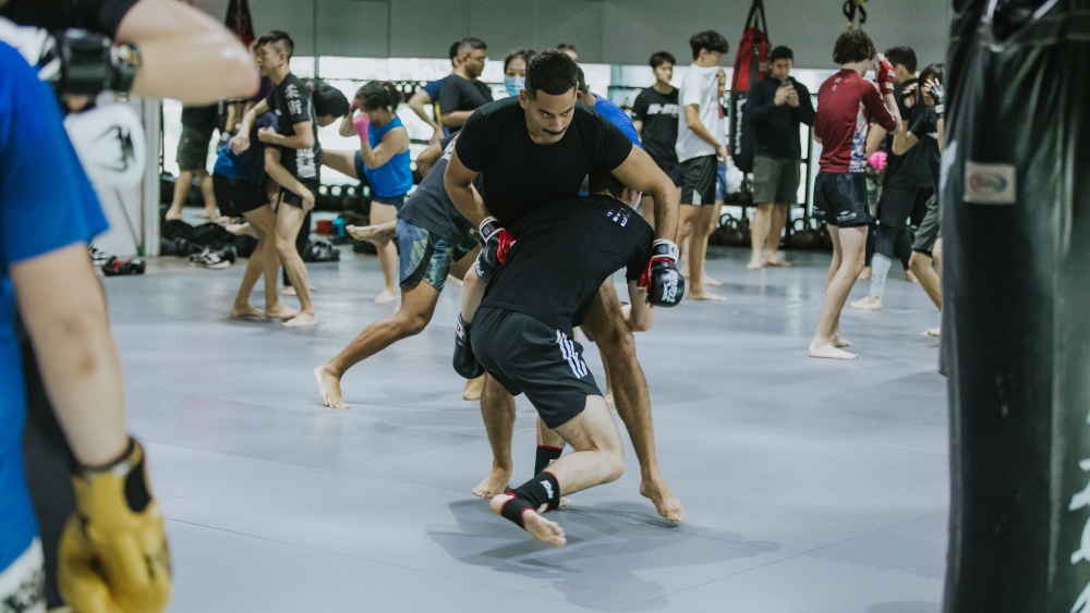 mma seminar, takedown
